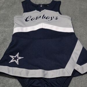 NFL Cowboys Kids Dress - Blue and Gray